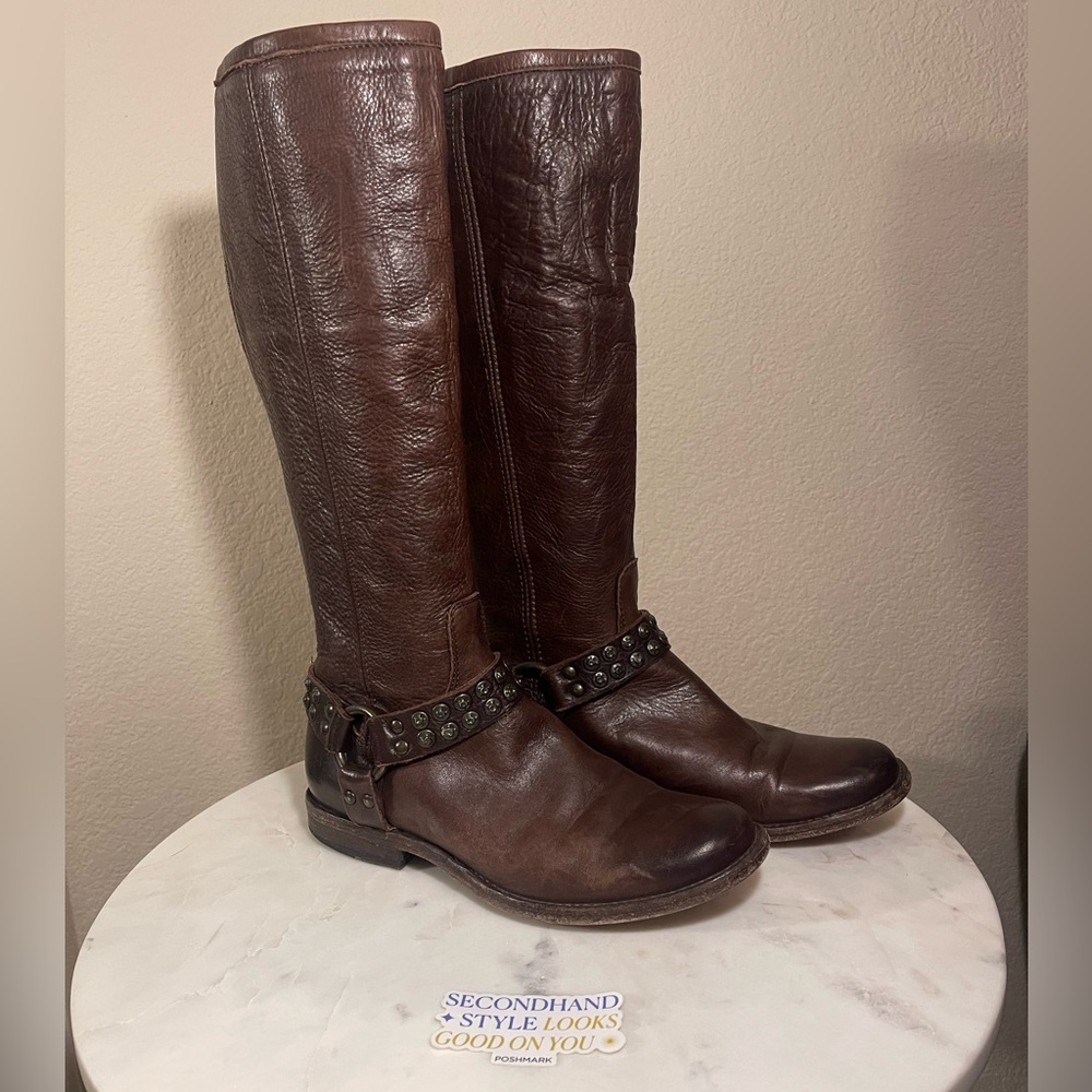Frye Phillip Harness boots women's size 7